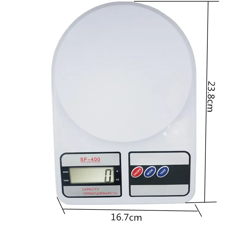 10Kg x 1g Digital Kitchen Scales Food Weighting Scales Balance Weight Electronic Scale Jewelry Gram Drug Weigning Device