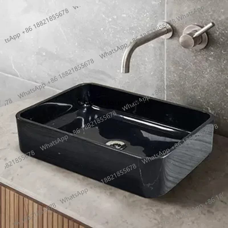 

Большая акция: Интегрированная раковина из натурального мрамора для ванной комнаты, умывальник, столешница-раковина