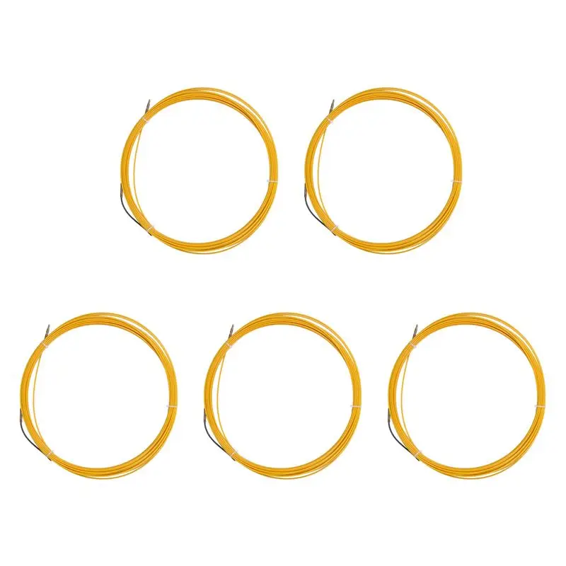 Limited Stock-FF 5Pcs 20M 3Mm Guide Device Fiberglass Electric Cable Push Pullers Duct Snake Rodder Fish Tape Wire