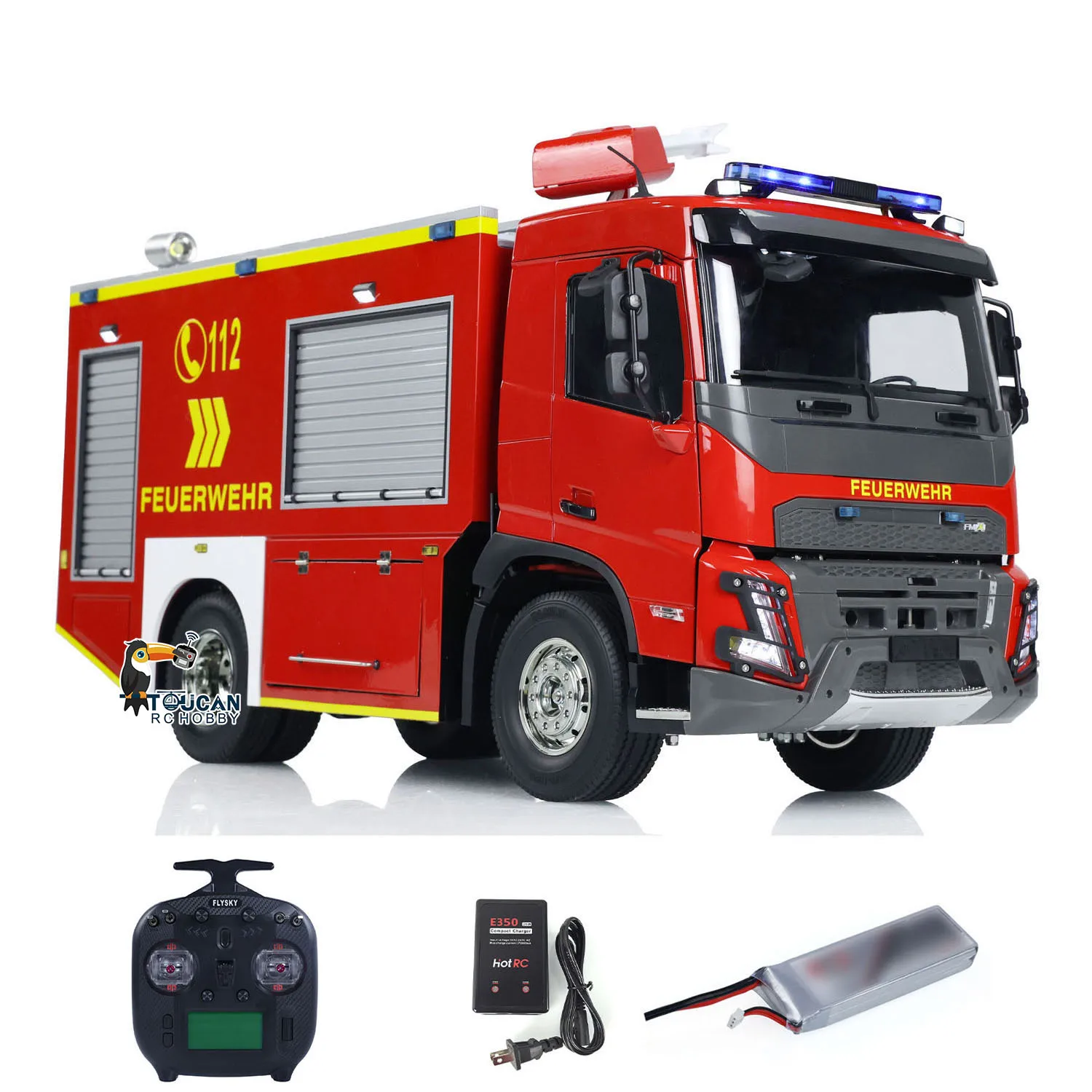 

Радиоуправляемая пожарная машина 1/14, 4x2, электрическая, на пульте управления, модель пожарного автомобиля