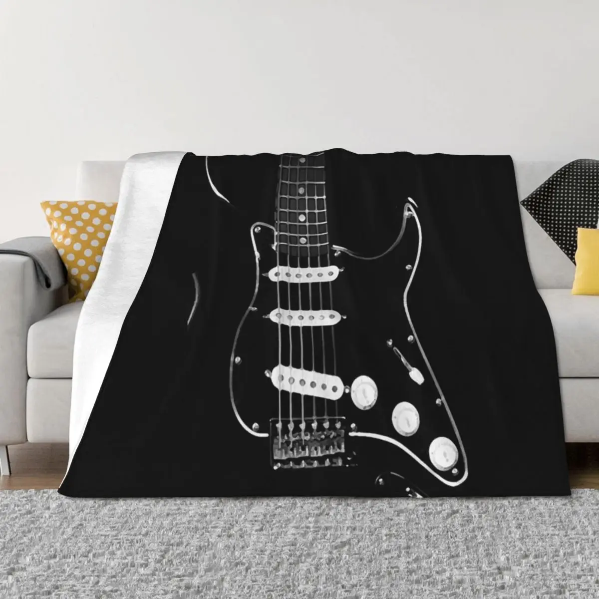 

black glowstrings Throw Blanket Flannel Fabric Sofa cosplay anime blankets ands Blankets