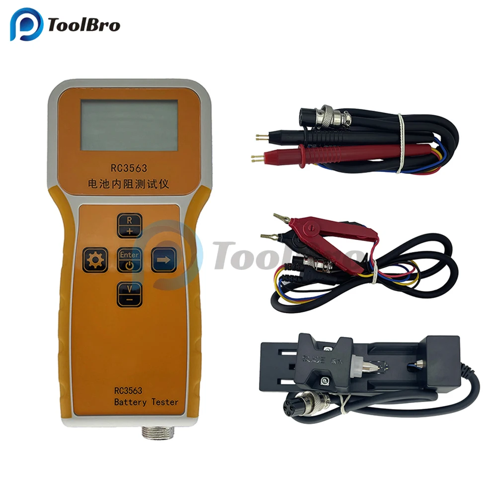 RC3563 Digital Battery Tester Voltage Internal Resistance Detector Trithium Iron Phosphate Storage 18650 Lithium Battery Meter