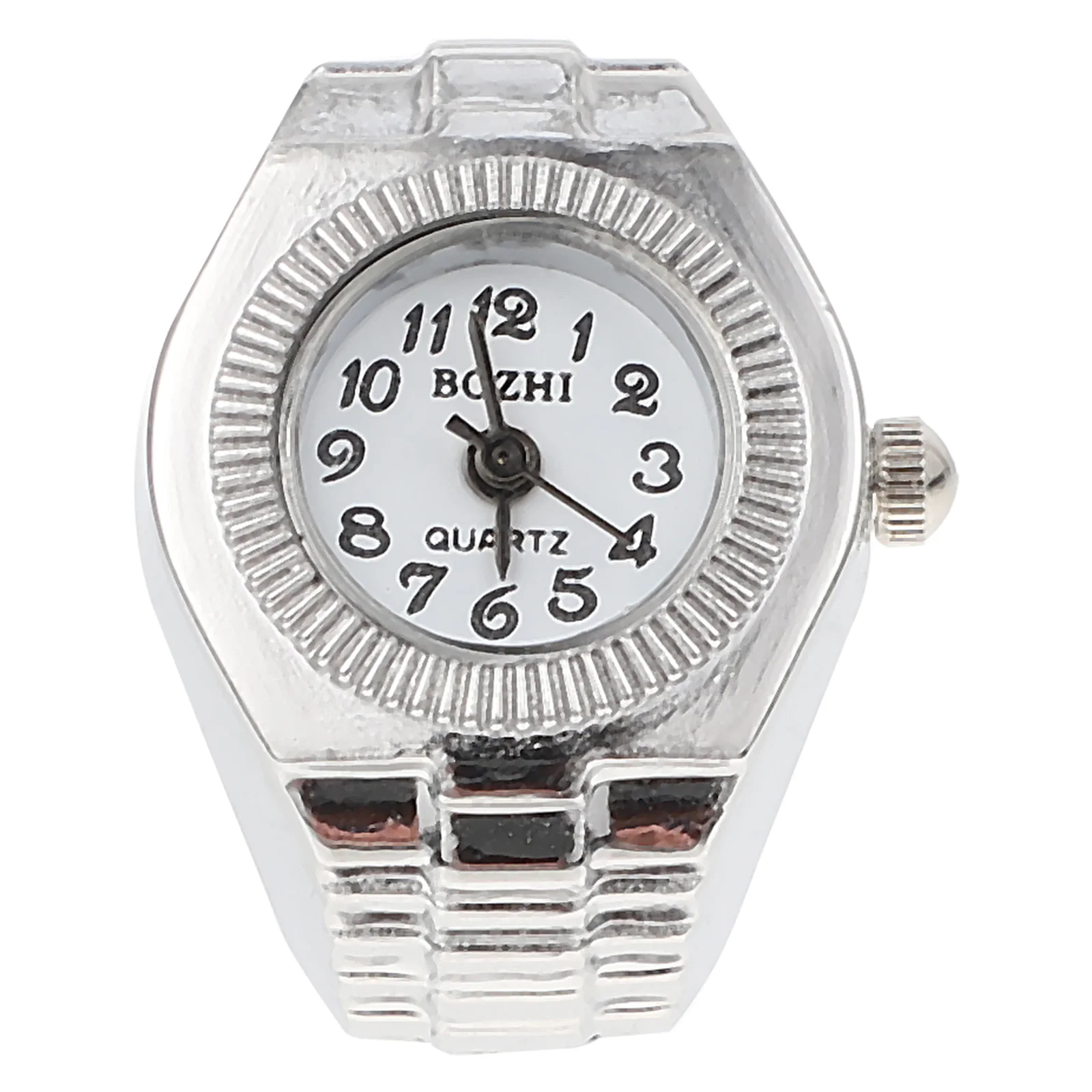 Ring Watch Quartz Finger Nurse Number for Women Round Lady Numerals Lovers Digital