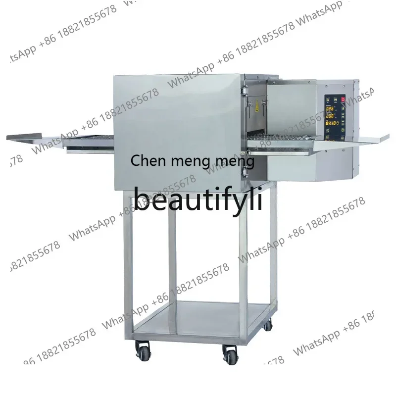 

New arrive Crawler Electric Pizza Oven Commercial Chain Hot Air Circulation Baking Oven Gas Oven