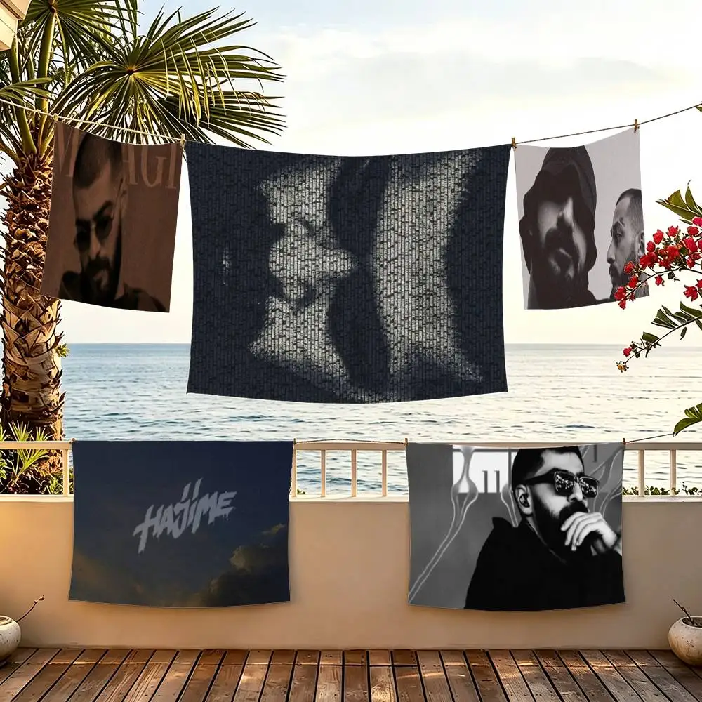 Rapper M-Miyagi flag For Camping Party Picnic Studio Booth Background Wall Interior Decoration Banner