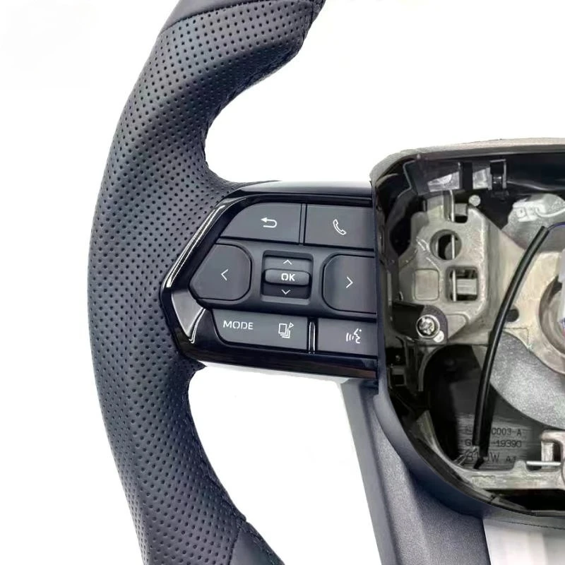 For Toyota Leather Sport Steering Wheel Fit Land Cruiser 120 150 200 300 LC200 LC300 FJ120 FJ150 LC70 Fortuner 4 Runner Alphard view 2
