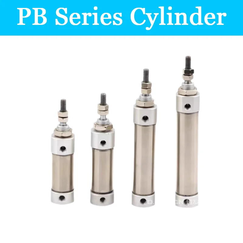 

Pb Series Mini Stainless Steel Cylinder Airtac Small Cylinder Pb10 Pb12 Pb16 Stroke 5-200mm