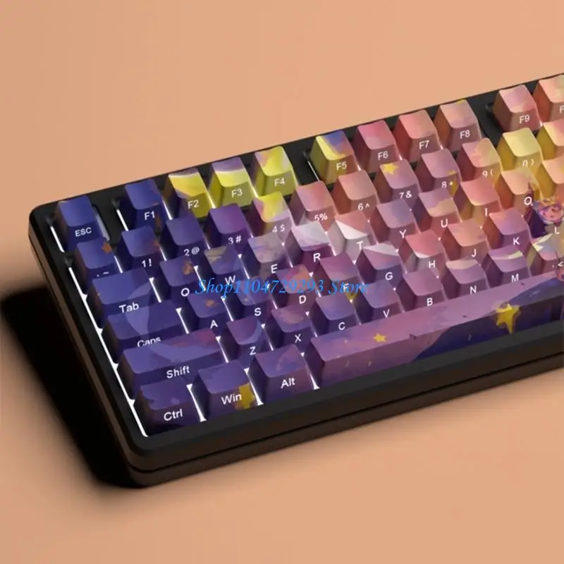 

Y2GD 134PCS Side Print Through Backlit Keycaps for Mechanical Keyboard Keycap