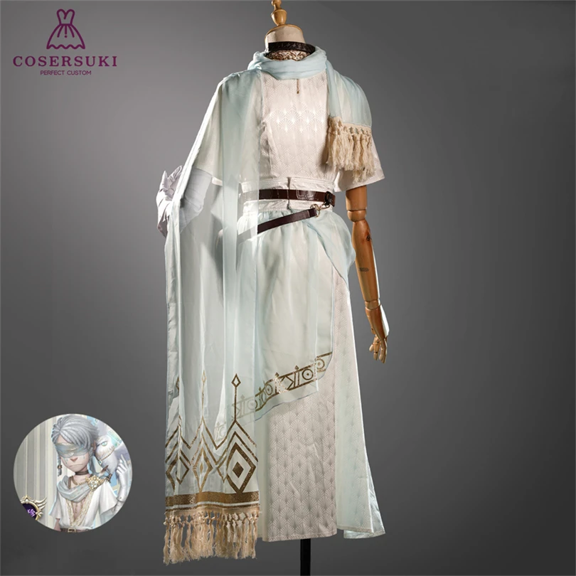 Identity V Eli Clark Prophet White 4th anniversary Cosplay Costumes Halloween Christmas Costume