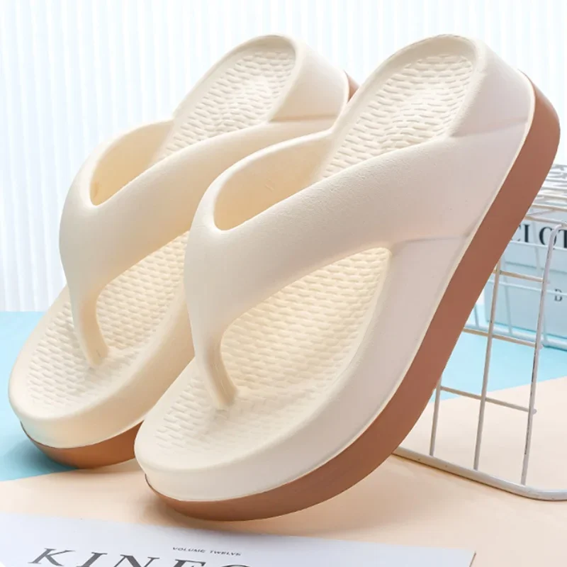 Woman Flip Flops Popular Design Shoes 2025 Trend Casual Platform Sandals Non-slip Outdoor Slippers Unique Features Flat Sandals