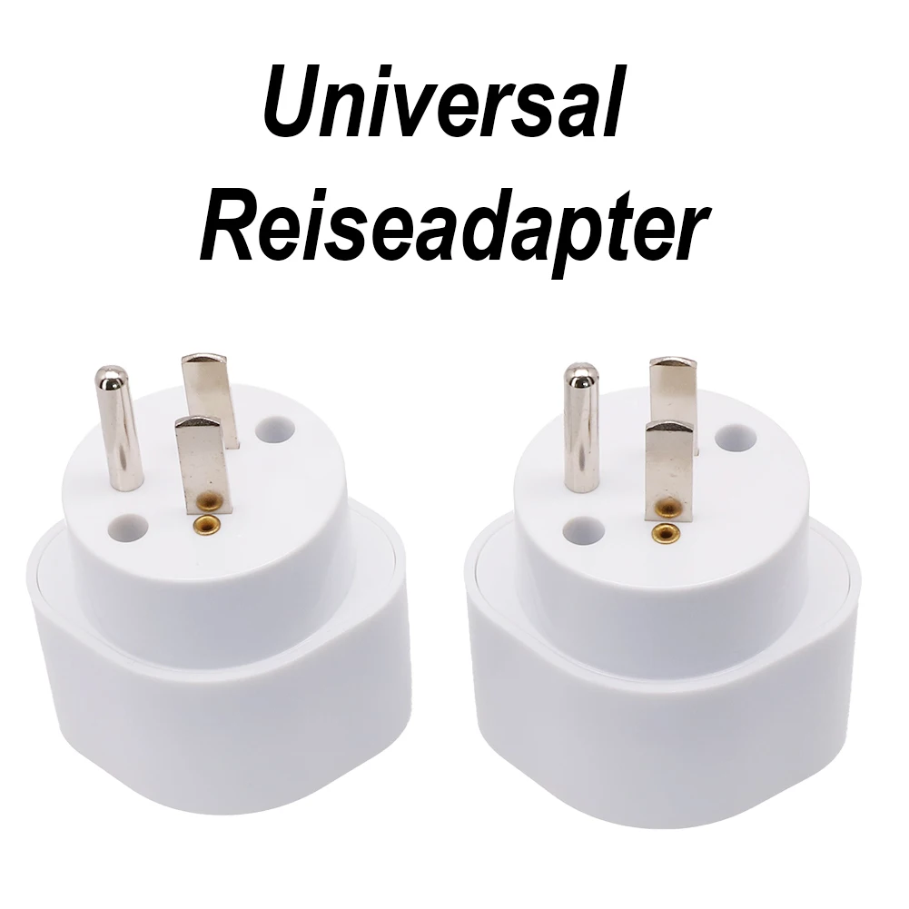 2pcs EU Socket Adapter Travel Converter US To EU Plug Euro Plug Converter Electrical Adapter Socket Outlet Power Charger