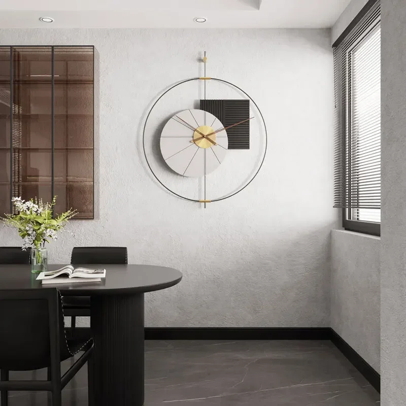 Unusual Creative Wall Clock Bedroom Modern Design Fashion Large Office Wall Clock Nordic Round Horloge Office Decoration HY50WC