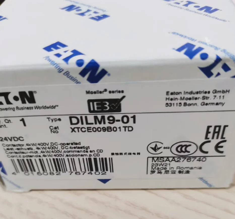 

New original Eaton contactor DILM9-01