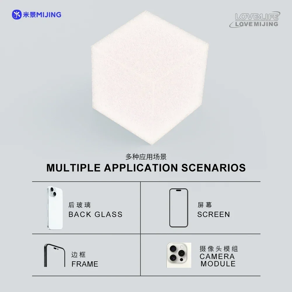 MIJING HM-11 Nano Cleaning Sponge Multifunction Melamine Cleaning Wipper For Mobile Phones Screen Frame Camera Cleaning Tools