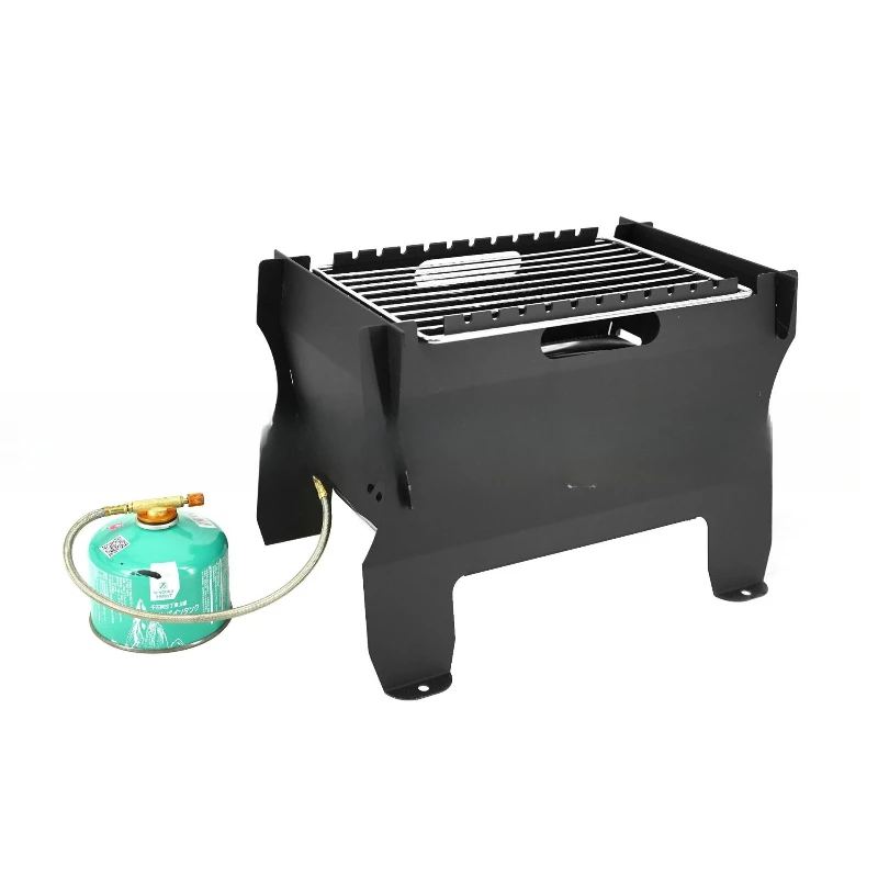 

Outdoor Grill Portable Heating Brazier Removable Firewood Match Gas Multi-Purpose Grill