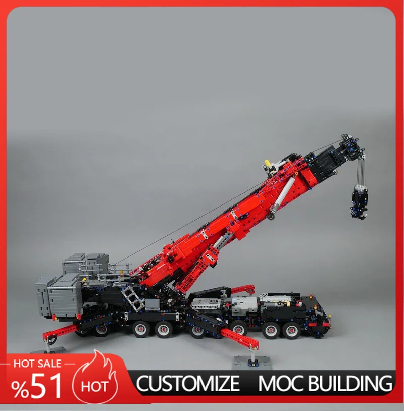 

6304PCS Heavy Duty Mobile Engineering Crane Technic Custom Building Blocks MOC Model DIY Toy Collection Gift For Adult Hobbyist