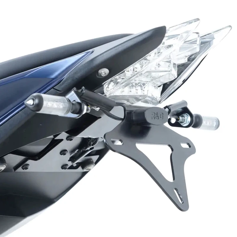 For BMW S1000RR S1000R HP4 S 1000RR 1000R 09-18 Motorcycle License Plate Holder Fender Eliminator Tail Tidy Bracket With LED