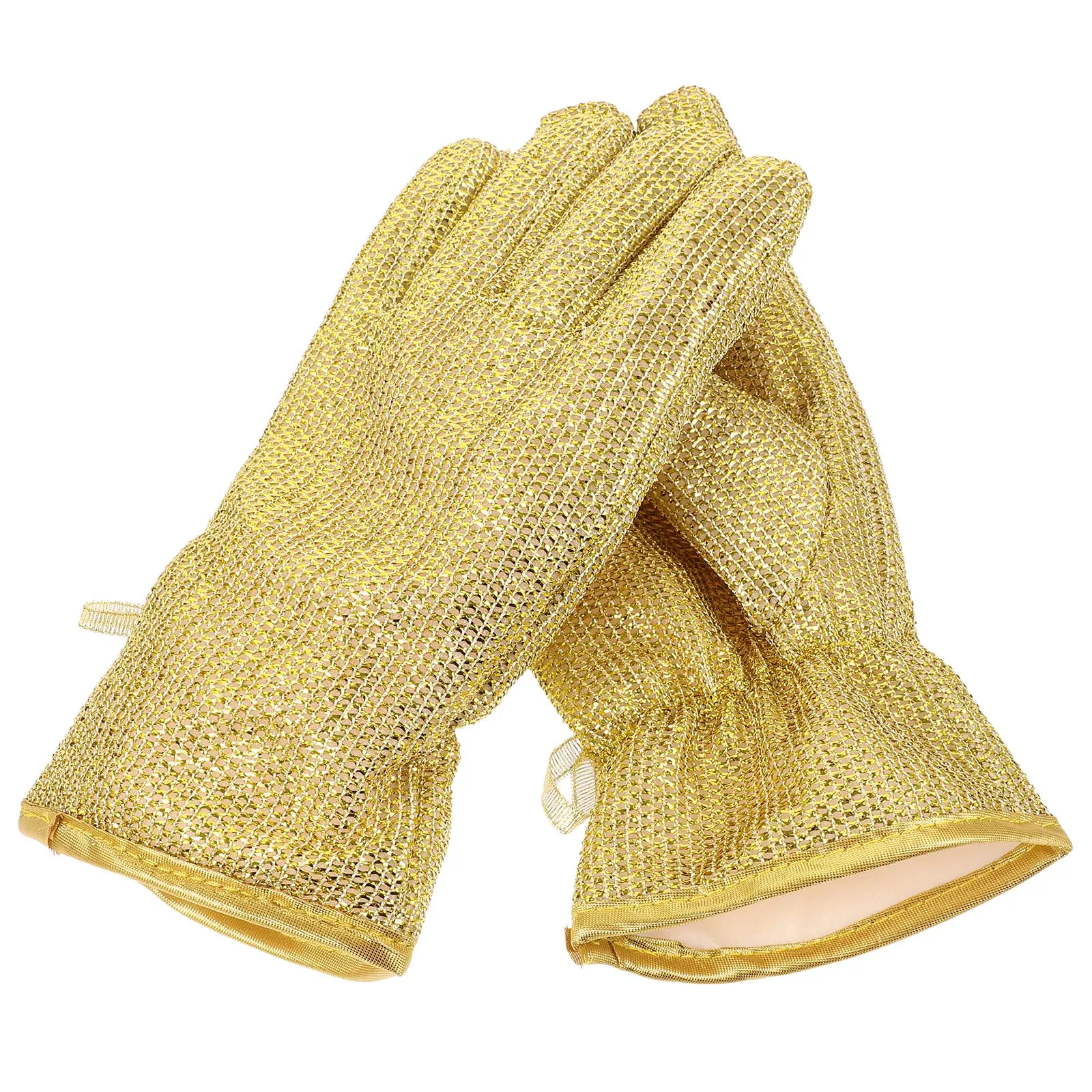 

Dishwashing Gloves Cleaning Household Keep Warm Aluminum Foil Cloth Waterproof Reusable Gloves For Cleaning Kitchen Supplies