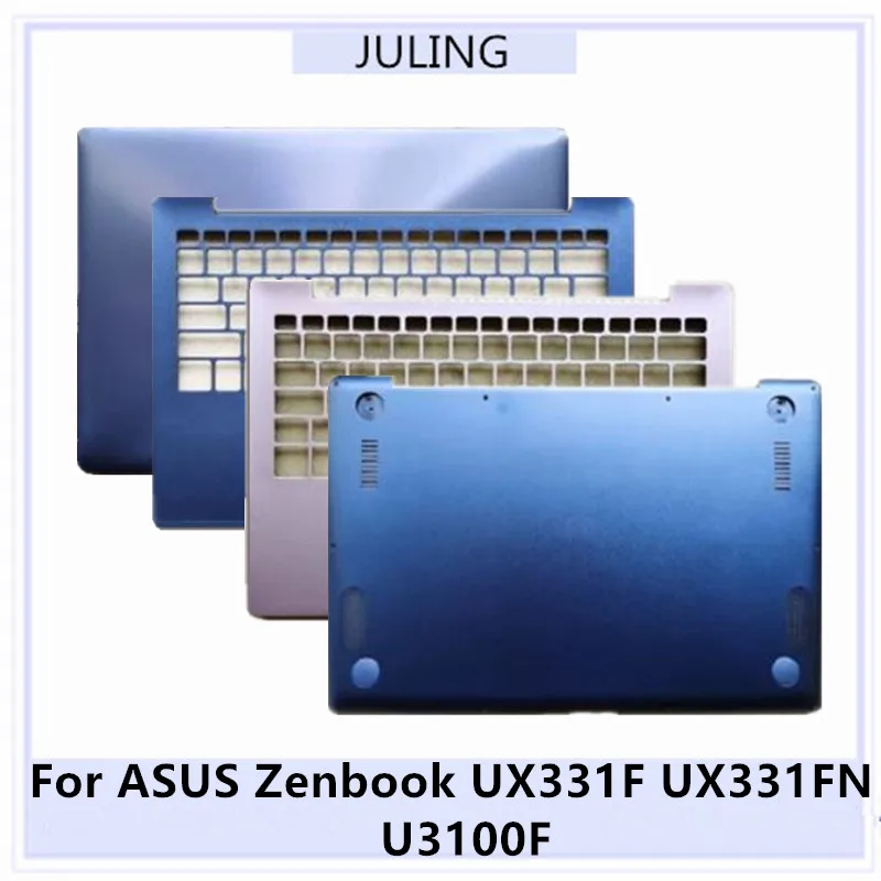 

Для ноутбуков Zenbook UX331F UX331FN U3100F: задняя крышка ЖК-дисплея, верхняя крышка/пальмрест, верхняя часть корпуса, рамка клавиатуры/нижняя часть корпуса