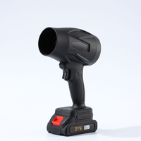 New Storm Force Fan Electric Blower Turbo Jet Fan Lithium 21V Violent Air Gun Handheld Snow Blowers Car Dryer Leaf Dust Blowin