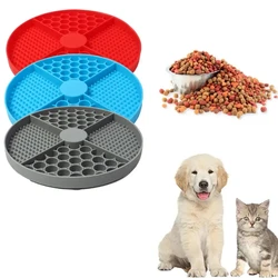 Silicone Slow Feeder Dog Bowl Mat with Suction Cup Resistantto High/Low Temperatures Easy to Clean Promotes HealthyEating Habits