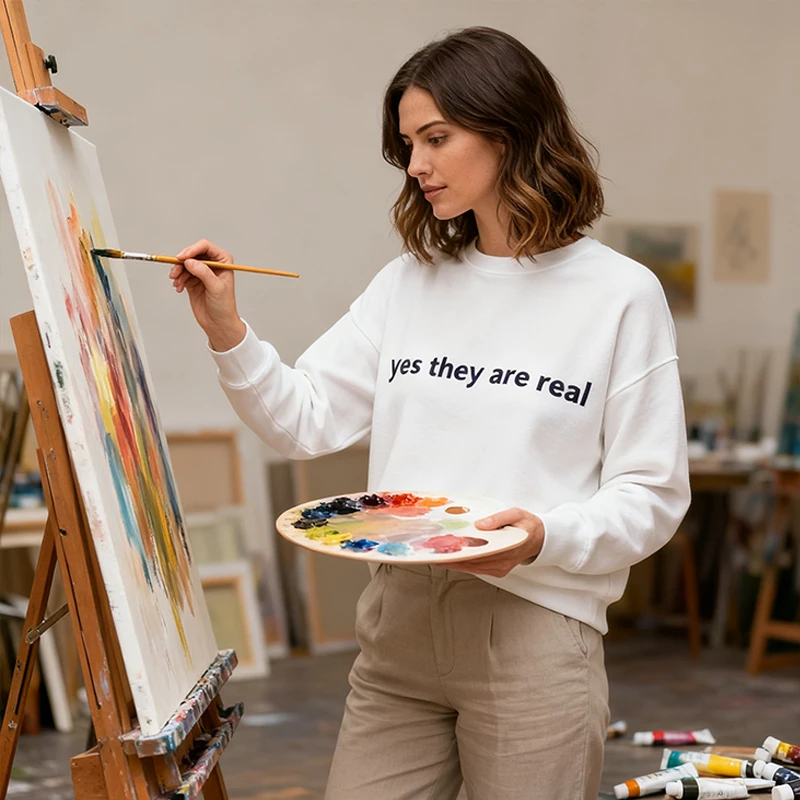 سترة نسائية مريحة برقبة دائرية مطبوعة Y2K Harajuku ملابس حب ممتعة ملابس رياضية ناعمة بلوفرات خريفية غير رسمية #4