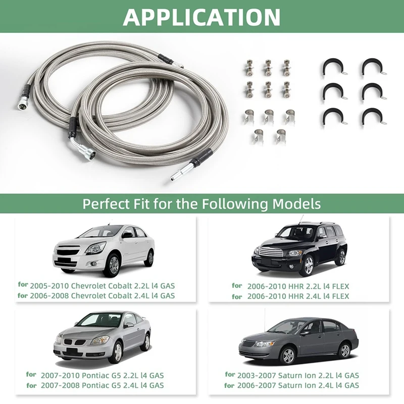 Quick Fix Fuel Line Kit For Chevrolet HHR/Saturn Ion 2005-2011 QFF0015SS