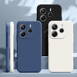 Funda Silicona Xiaomi Redmi Note 14 con Protección Lente Cuadrada