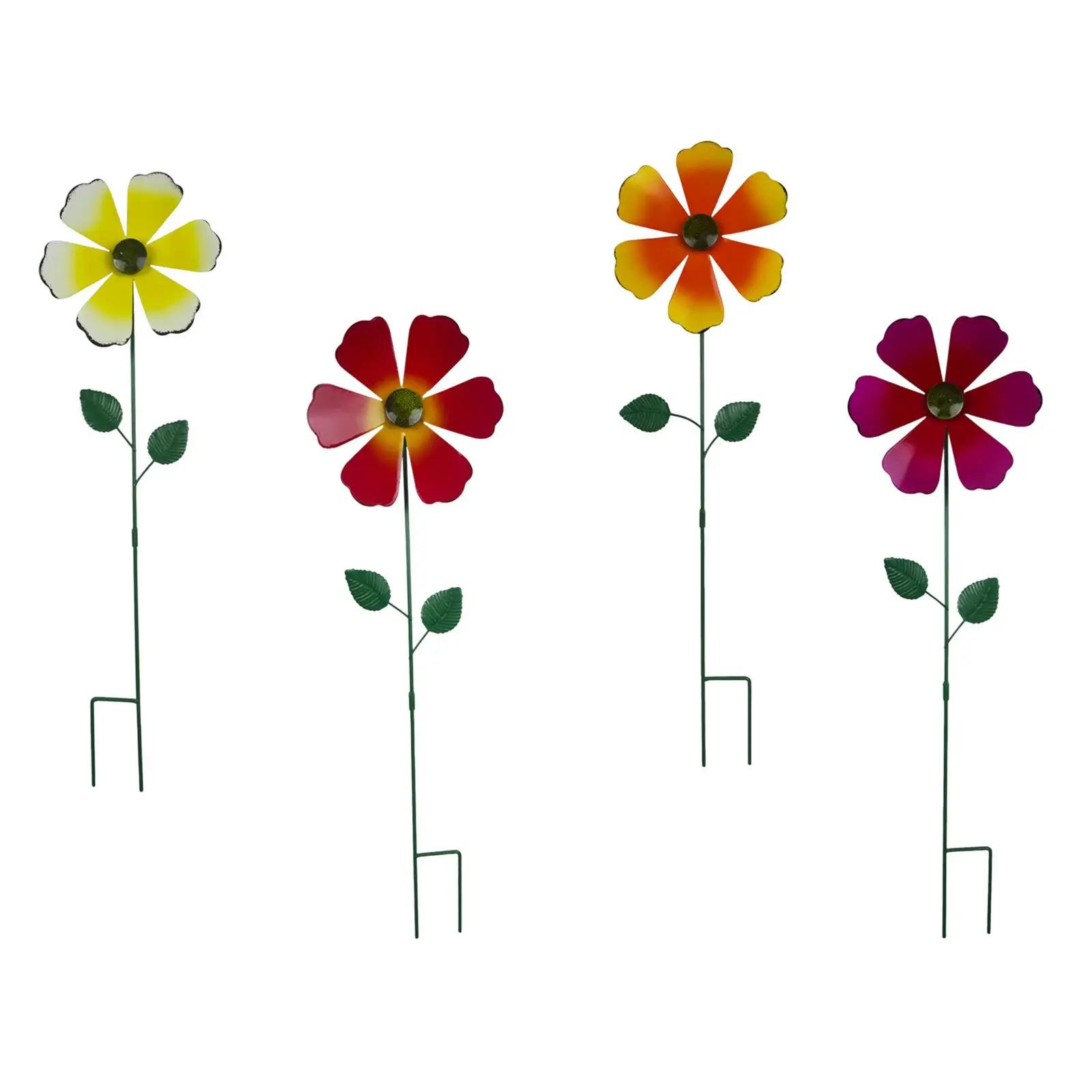 

Вертушки Металлический цветок Декоративный садовый кол, Открытый садовый декор, Декоративный, Садовый кол для газона, патио, крыльца, гаража