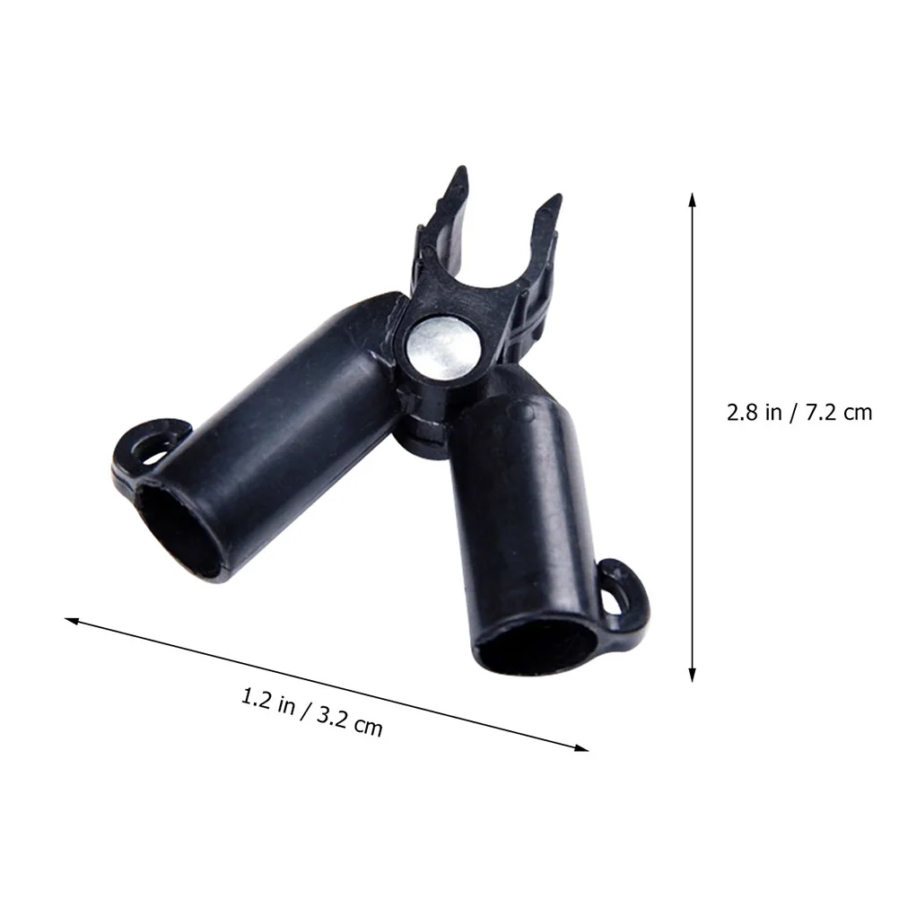 

10pcs Garden Stake Connectors Adjustable 0-70 Degree Smooth Plastic Plant Support Clips for Tomatoes Cucumbers Vines Gardening