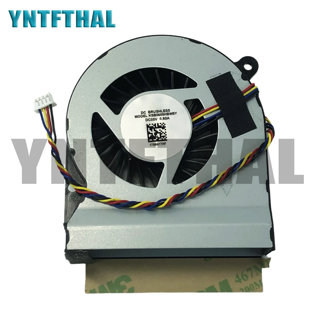 

Новое охлаждение процессора KSB0605HB KSB0605HBW5Y 1323-00U9000 NUC6I7KYK NUC6 I3 I5 I7 Вентилятор DC5V 0.6A 4PIN