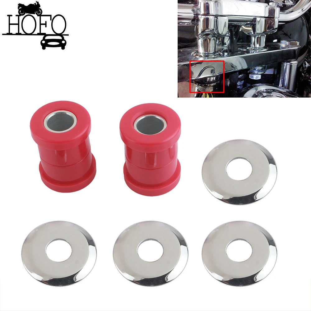 

Motorcycle Handlebar Riser Bushings Damper Kit For Harley Sportster FXST FLST FXD FXR ﻿