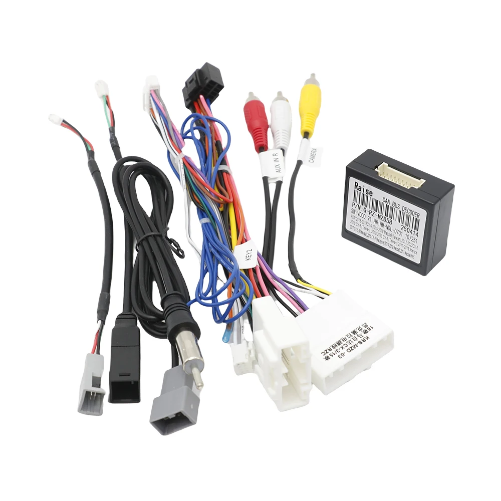 Android Power Cable Canbus Box Decoder for Mazda 3 Axela CX-3