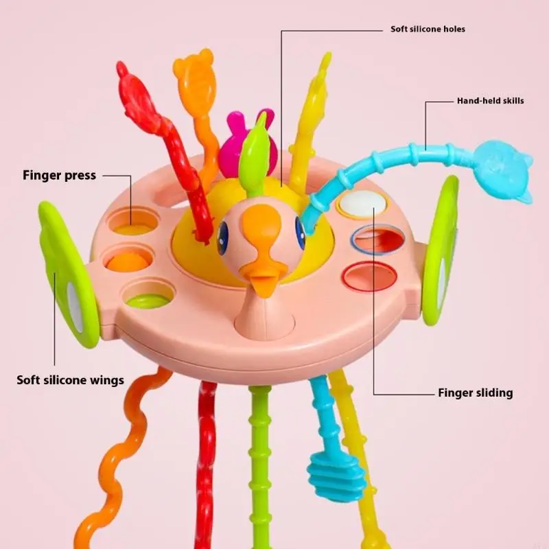 a5yc安全なプラスチック感覚活動幼児向けのおもちゃが手の調整と親子の絆の遊びを奨励しています