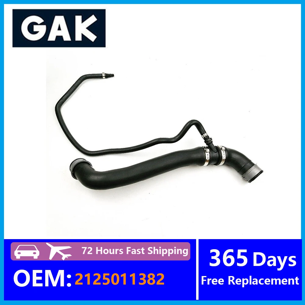 1PCS 2125011382 A2125011382 GAK Tank Radiator Upper Water Pipe Accessories For Benz W212 S212 E300 E350 Replacement Parts