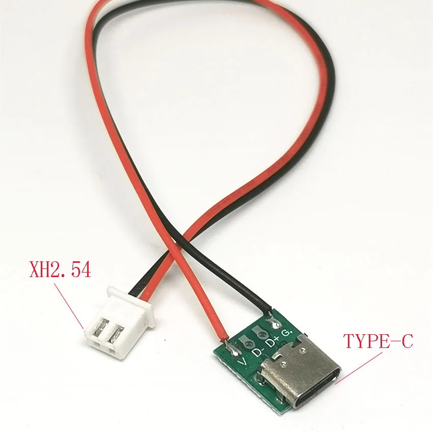 Type-c PCB with cabel Converter Adapter Micro USB to DIP female connector Breakout Board charging cable soldering board Socket