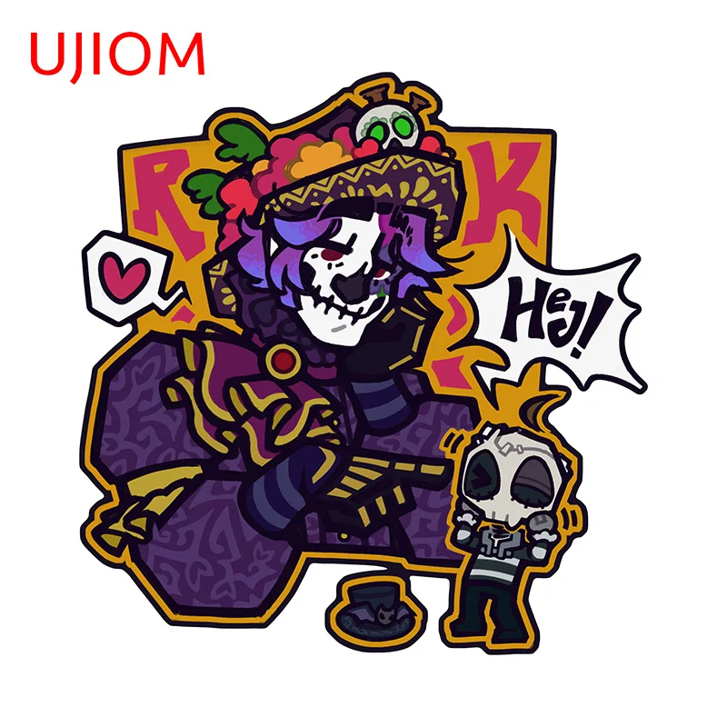 UJIOM 13cm × 12.7cm Identity V Norton Coco With Lucas Wall Stickers Adorable Hallowmas Graphics Decals Vinyl House Decor