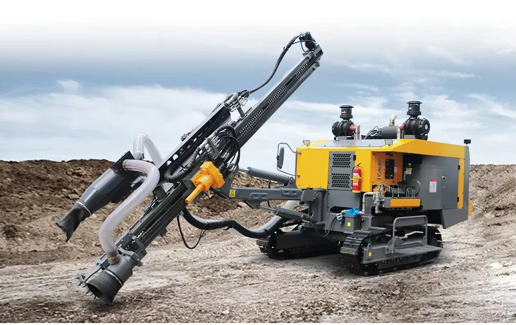 4 Inch Automatic Mining Core Drilling Rig for Water Wells Ore Core Drill DTH Hammer 90mm-120mm Hole Diameter Air