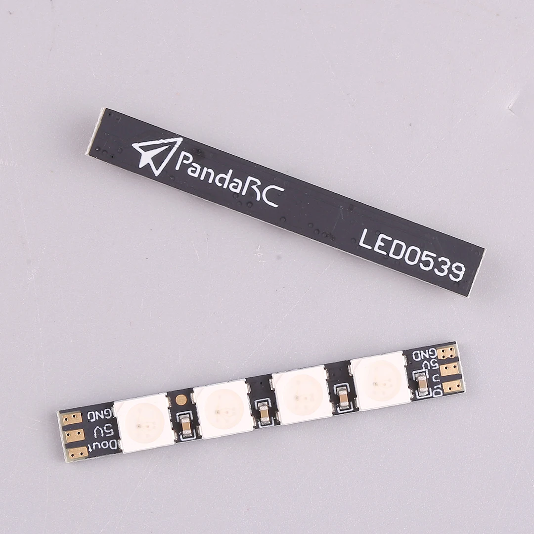 4 SZT. PandaRC Crossover Machine LED Lights Multi-Axis RGB Programmable High Brightness Compatible with F3 F4 F7 Flight Control