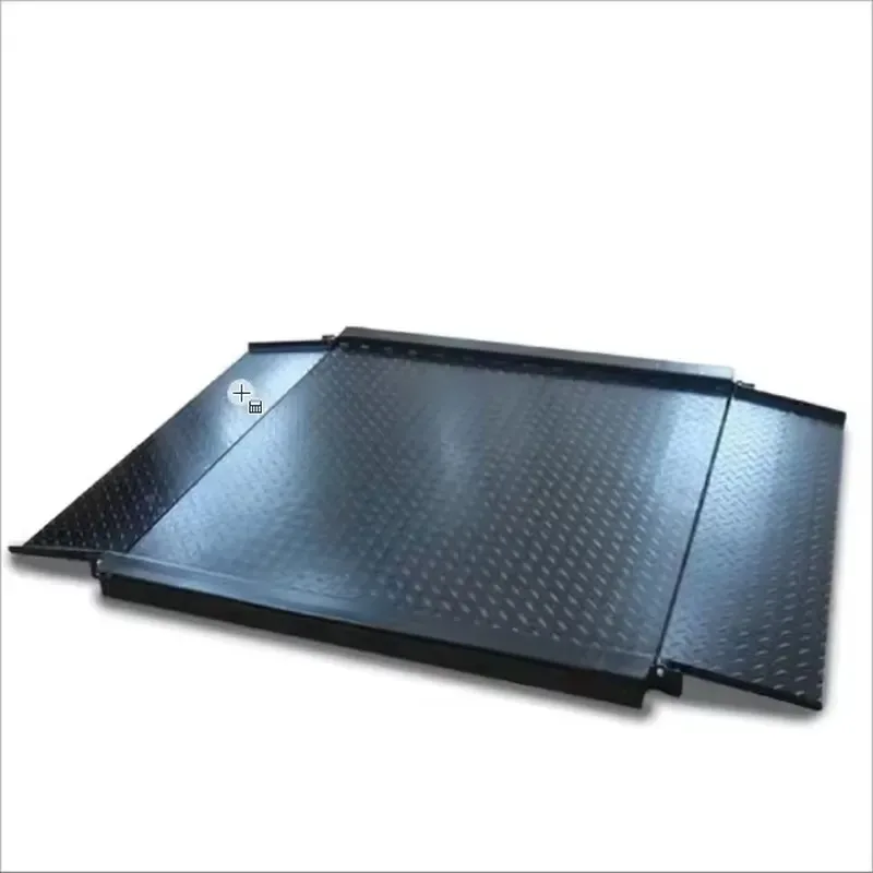 can customize LCD screen alloy steel platform floor weight 1.2 * 1.2m 2 tons heavy-duty thin warehouse scale, two