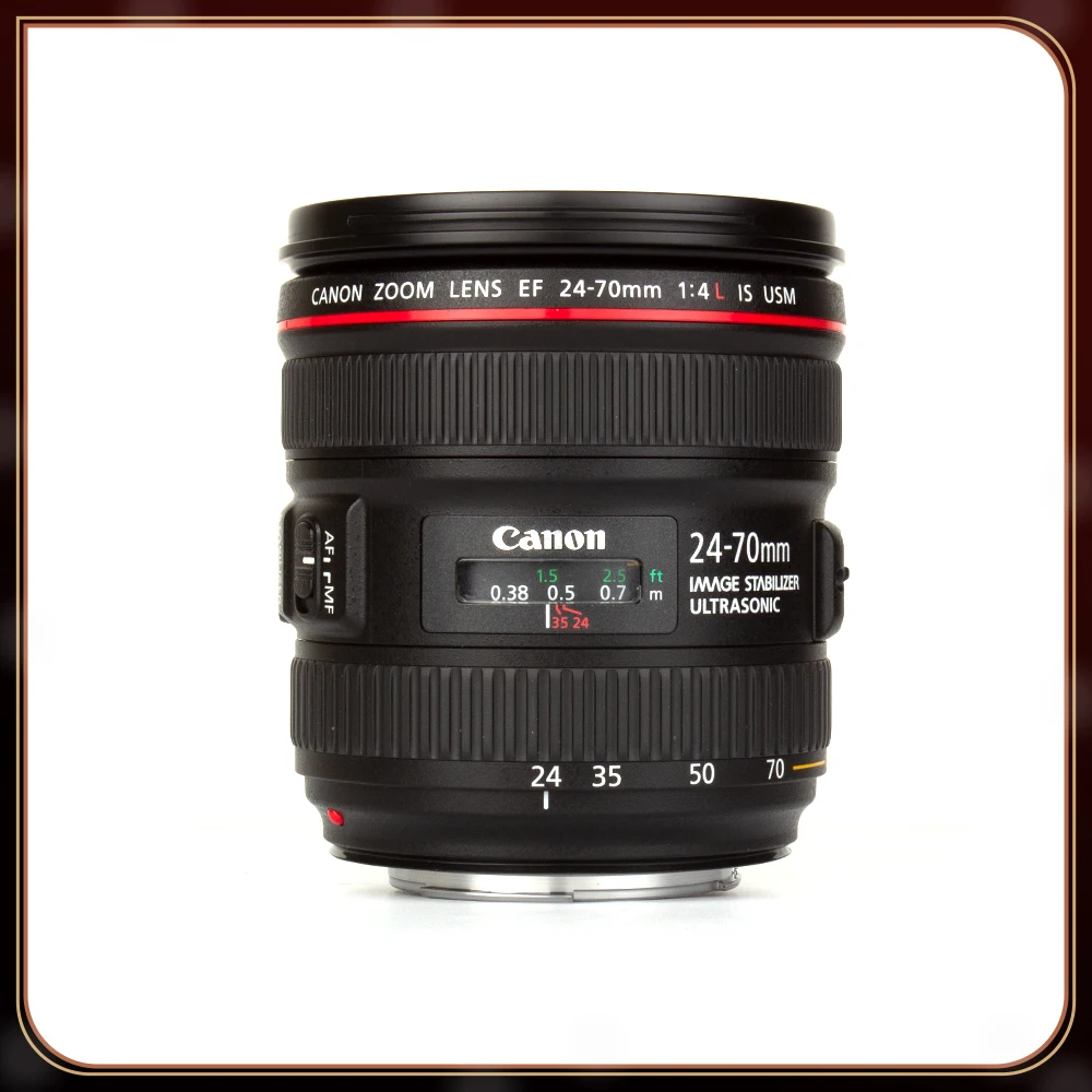 Canon EF 24-70mm f/4L IS USM Lens For Canon DSLR EOS 5D Mark IV III 5DS 5DSR 6D 5D 7D Mark II 90D 80D 70D 60D 60D