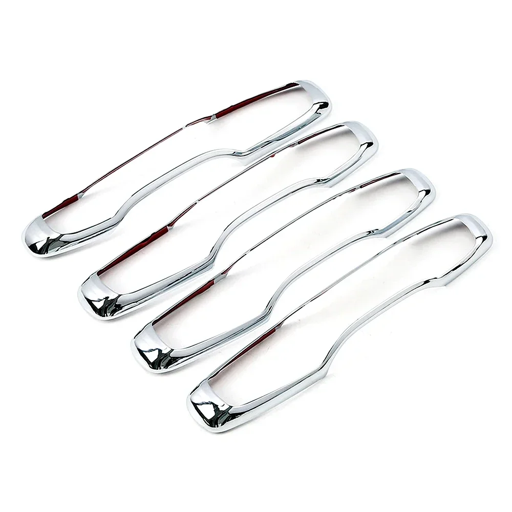 الكروم التصميم لفولفو XC60 XC90 S90 V90 2018 2019 2022 كروم غطاء مقبض الباب الخارجي صب الكسوة #5