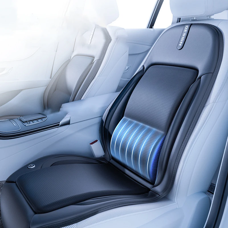 Car Sheet Fan 12V 24V Cooling Vehicle Ventilation Fan Car Ventilator Cooler Driving Back Lumbar Support Seat Cushion with Fan