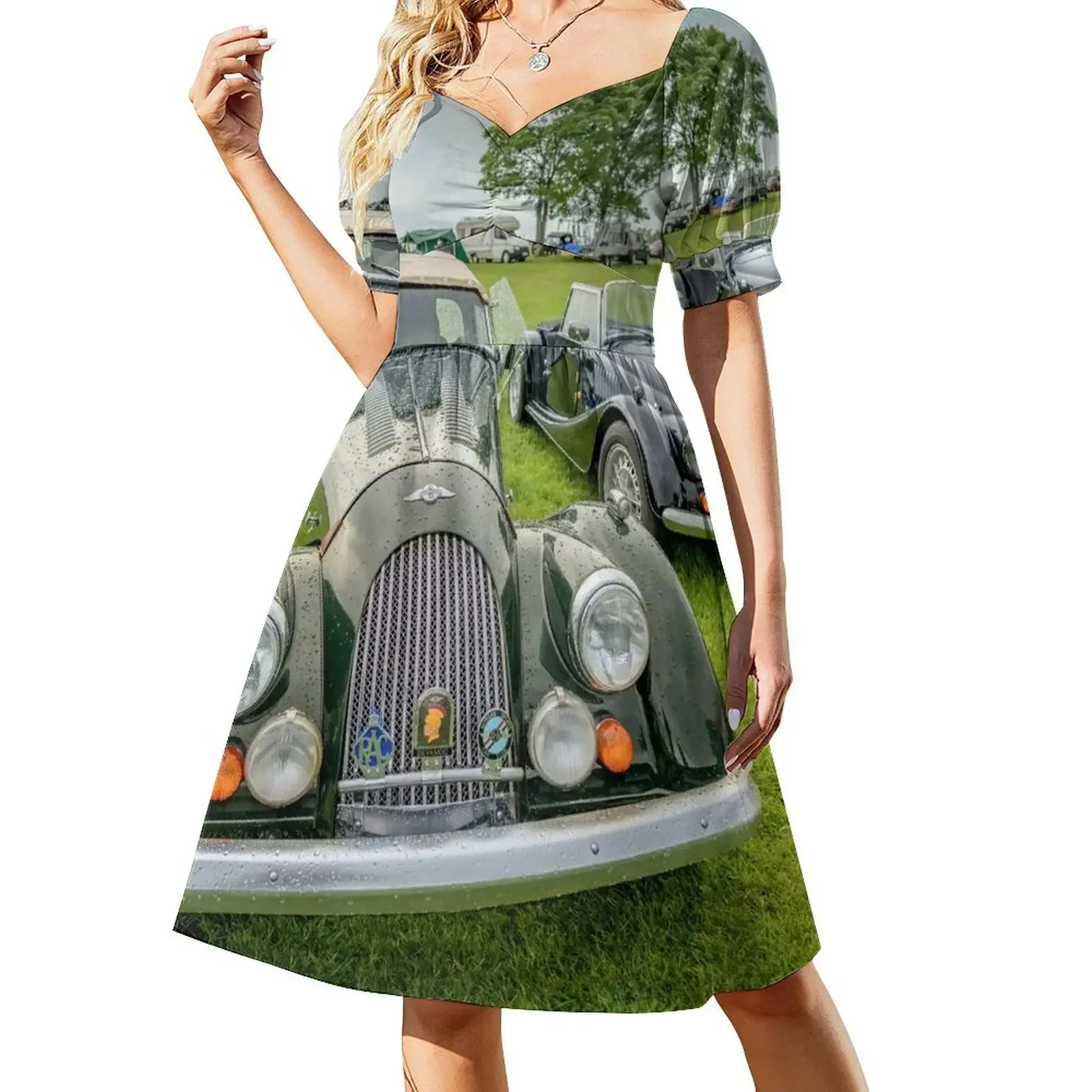 

Morgan Classic Cars Short-Sleeved Dress Long dress woman bandage dress