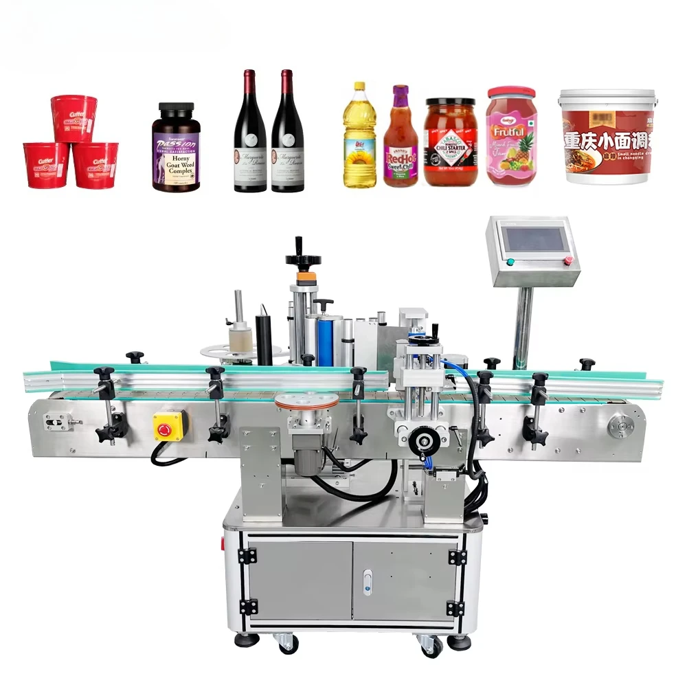 Immagine 3: Etichettatrice automatica per bottiglie rotonde per etichette autoadesive in PVC BOPP per bottiglie di vetro e plastica
