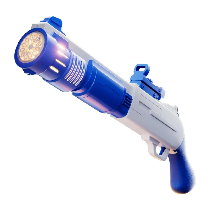 子供のおもちゃギフトとして取り外し可能な散弾銃のシェルを備えた新型電動全自動バブルガン