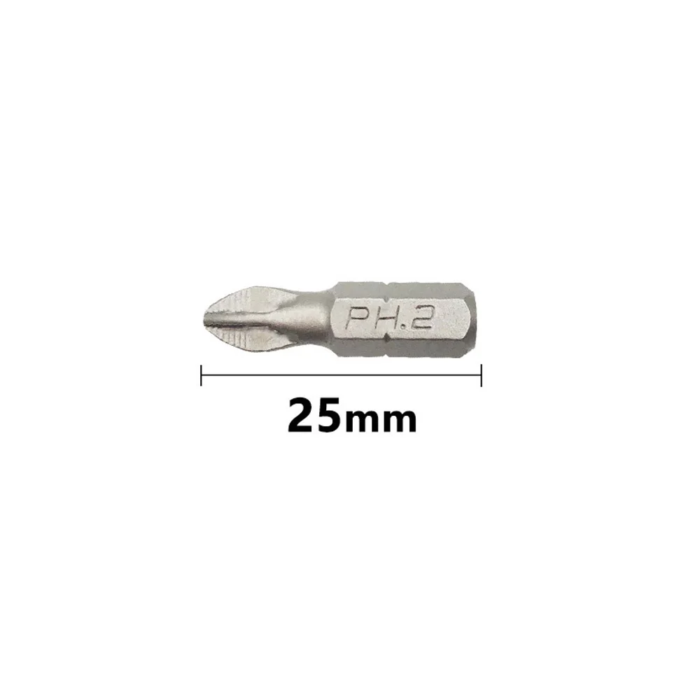 

Magnetic Screwdriver Bit Multi functional PH2 Part Steel Screw installation Wind batch 1pc Attachment Electric