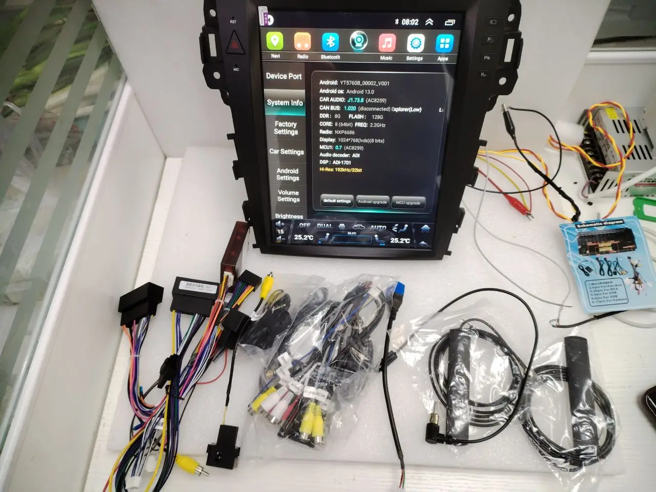 Android 14 Radio For Infiniti QX60 JX35 2014 -2019 Touch Screen Car Multimedia Player Wireless Carplay Tape Recorder Head Unit