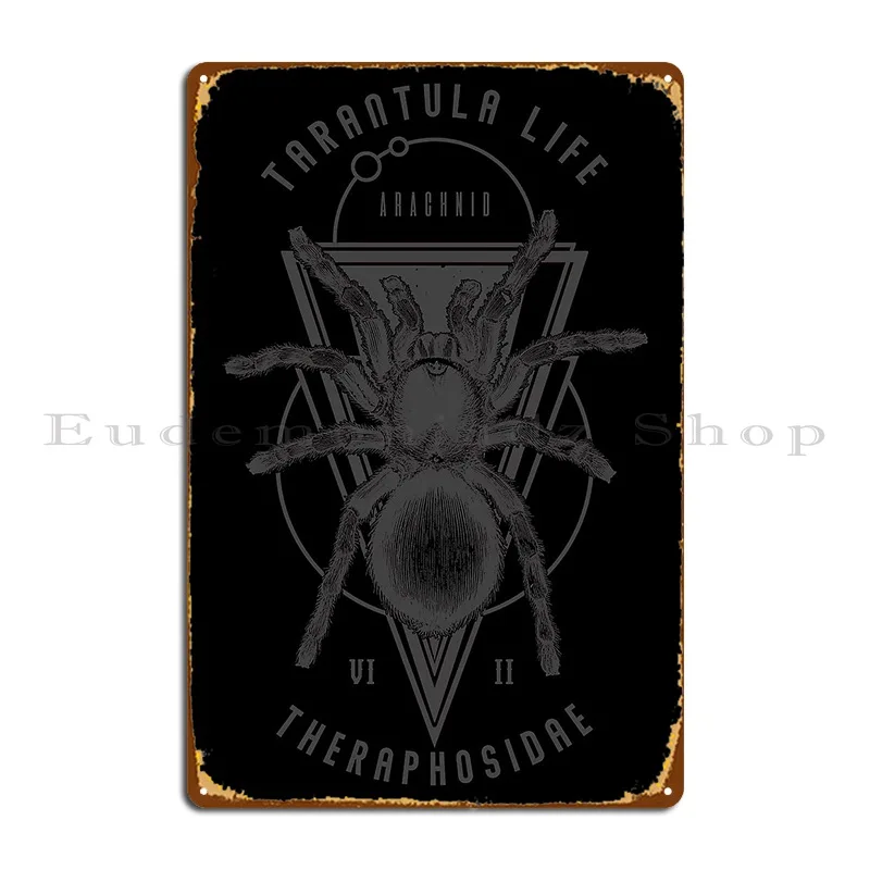 tarantula-life-placa-metalica-geometrica-pet-aranha-proprietario-tarantula-jrts-poster-wall-decor-design-mural-tin-sign
