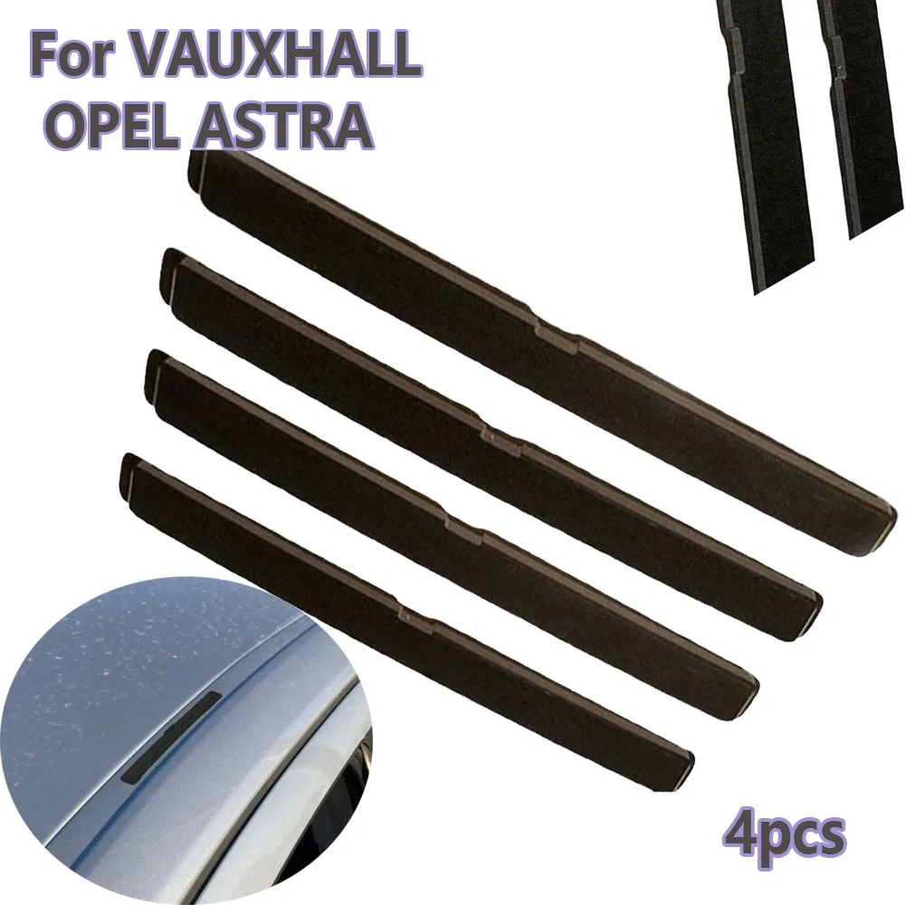 4 pcs Car Cover Roof Carrier Roofs Rack Protection Covers 5187877 5187878 For Opel Astra H Roof Rail Rack Leg Cover Plastic Part